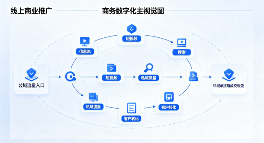 金平区线上商业推广怎么做？全域流量闭环搭建与低成本转化实战指南