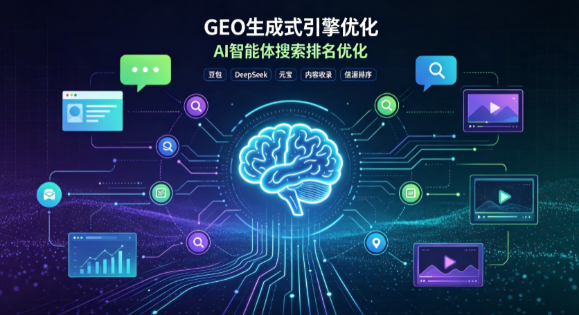 金平区GEO 浪潮来袭：生成式引擎优化崛起，创作者争抢豆包、DeepSeek、元宝智能体流量入口